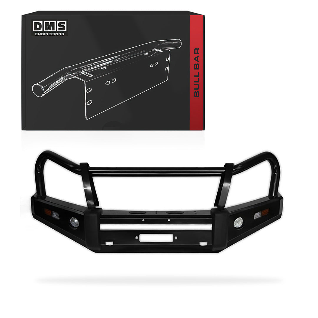 DMS Ford Everest UA (2015 - 2020) Triple Hoop Steel Bull Bar + LED Lights ADR Compliant