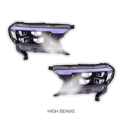 Ford Everest UA (2015 - 2022) LED Spider Eye Headlights LH + RH