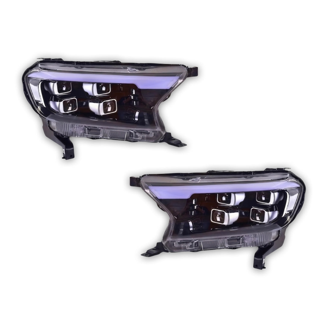Ford Everest UA (2015 - 2022) LED Spider Eye Headlights LH + RH
