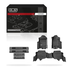Ford Everest UA (2015 - 2022) Moulded Floor Mats + Black Door Sill Protector
