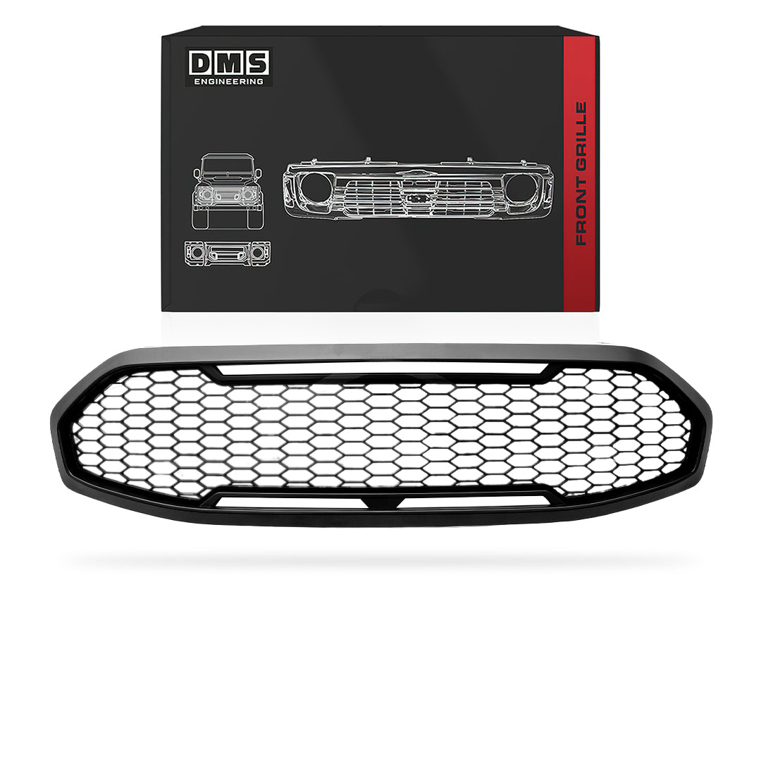 Ford Everest UA (2019 - 2021) Front Matte Black Mesh Grille With LED