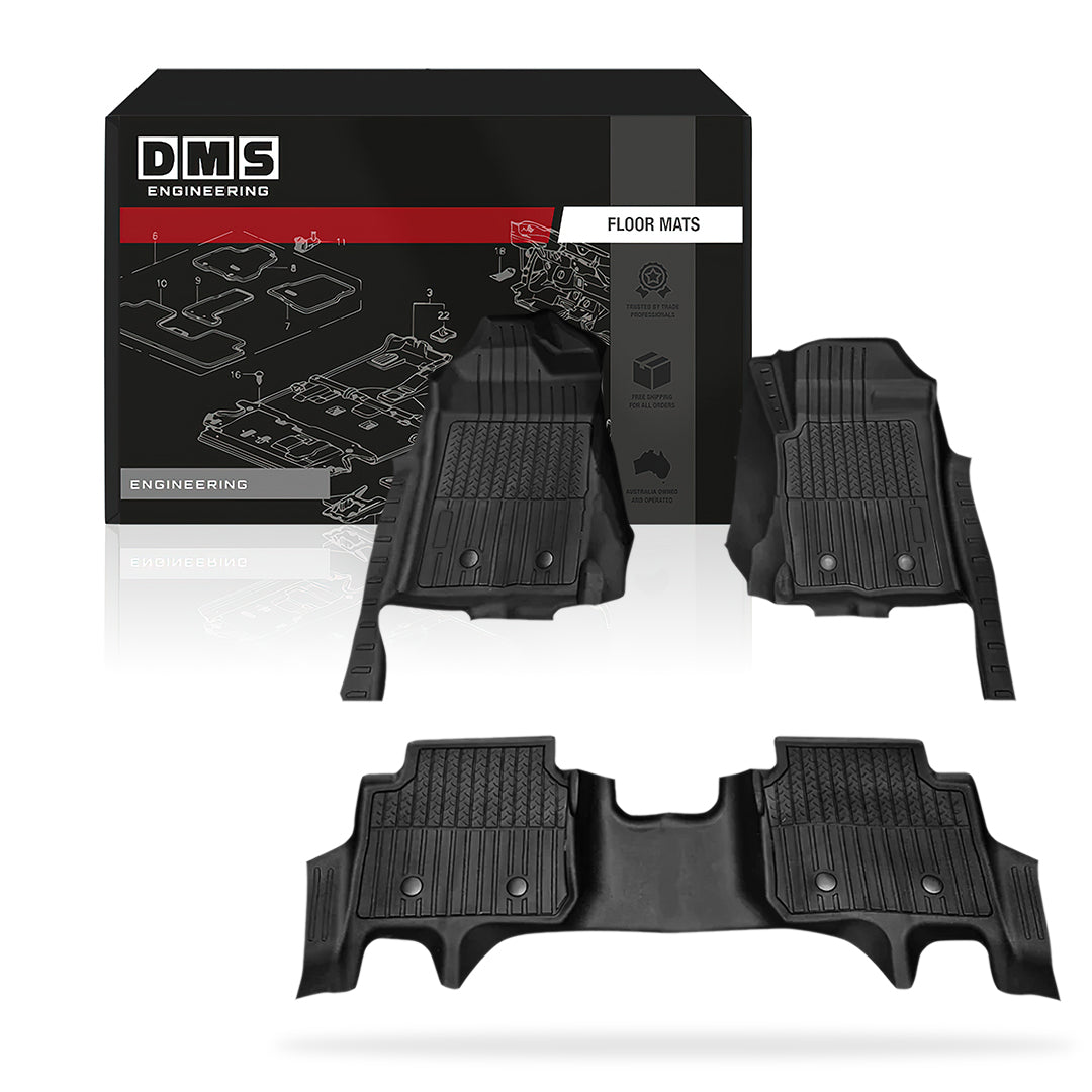 Ford Everest UB 5-Seater (2022 - 2026) Injection Type Floor Mats