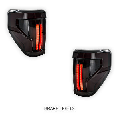 Ford F-150 (2009 - 2014) Smoked Sequential LED Tail Lights LH + RH