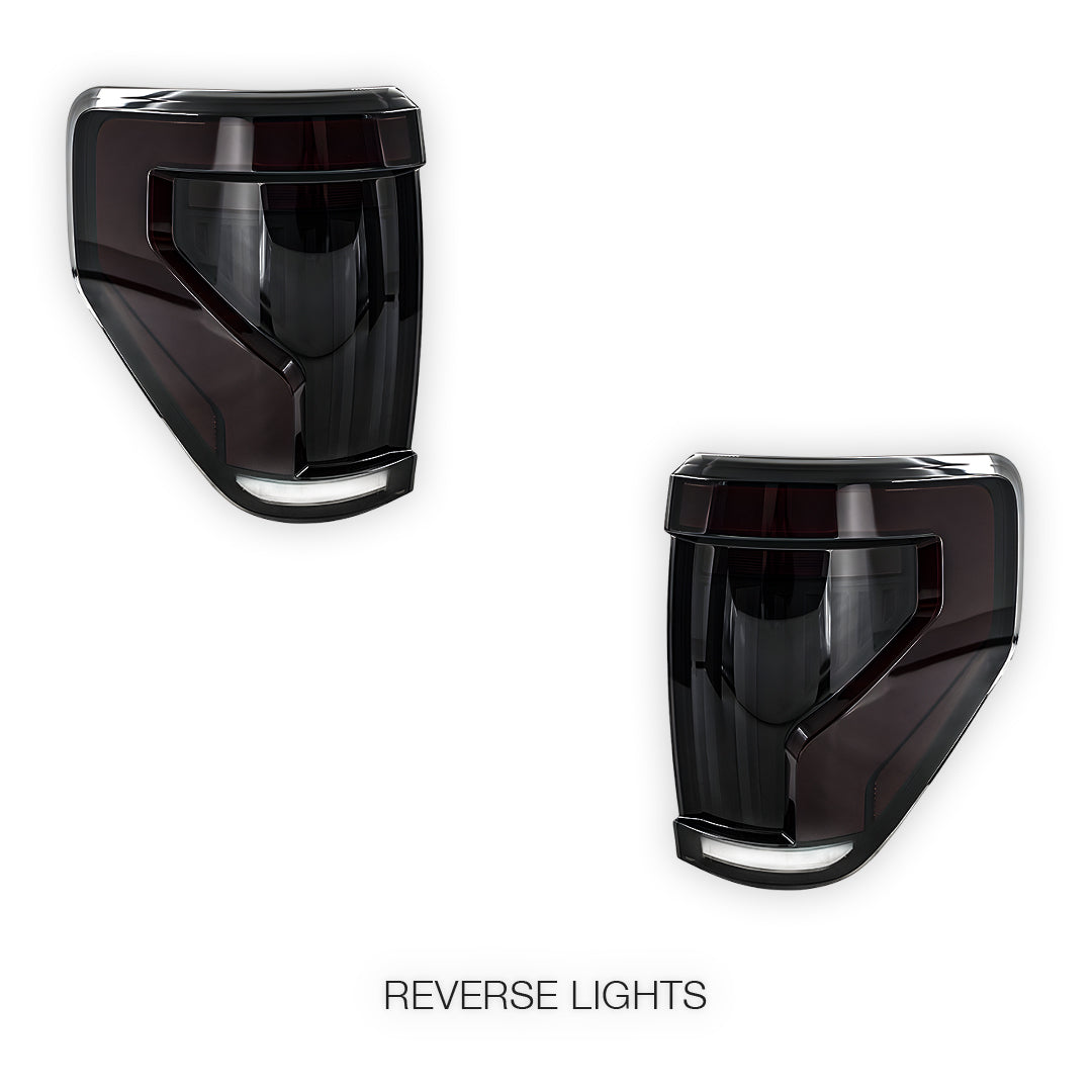Ford F-150 (2009 - 2014) Smoked Sequential LED Tail Lights LH + RH