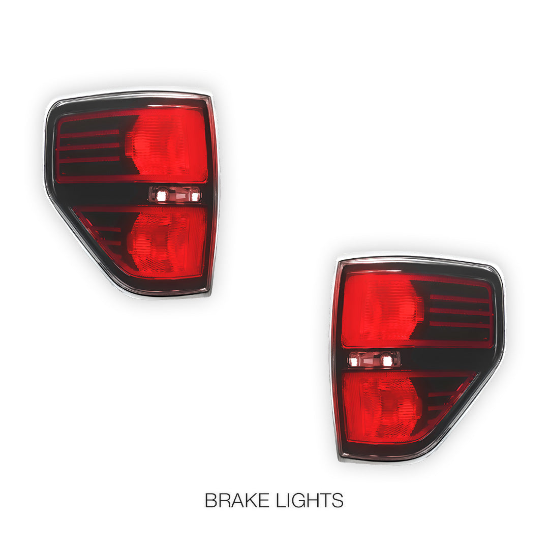 Ford F-150 (2009 - 2014) Smoked Tail Lights LH + RH