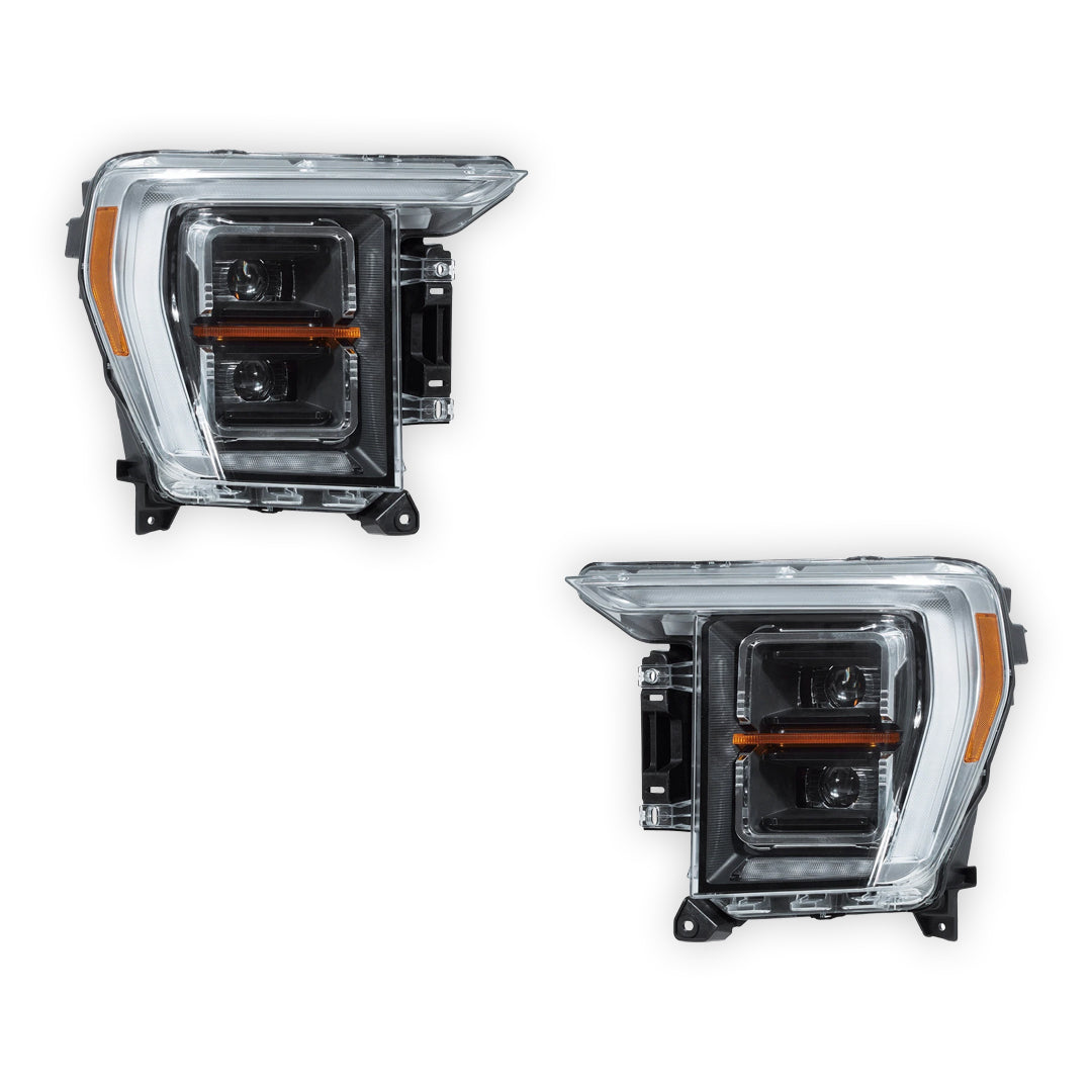 Ford F-150 (2021 - 2023) LED Projector Sequential Indicator Headlights LH + RH