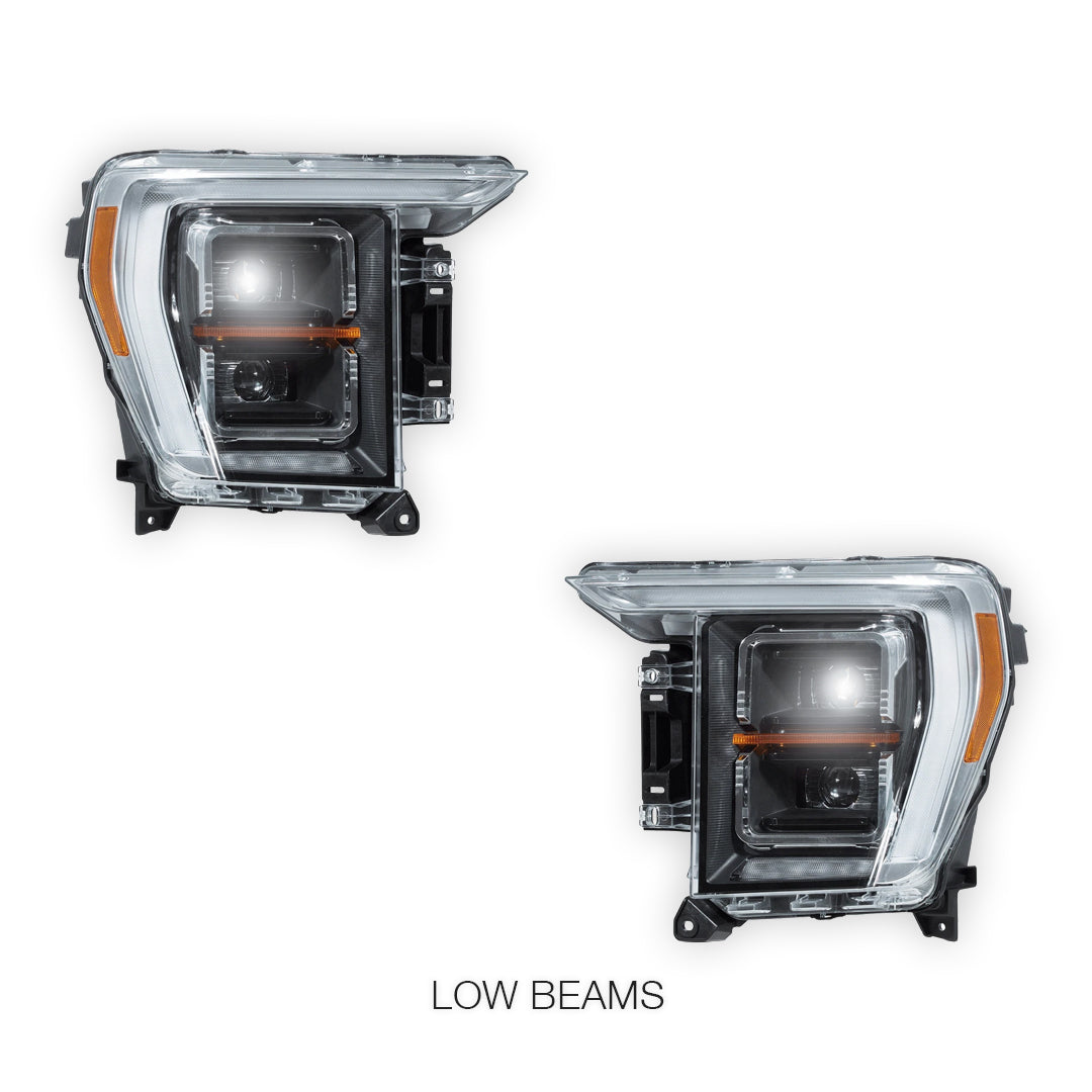 Ford F-150 (2021 - 2023) LED Projector Sequential Indicator Headlights LH + RH