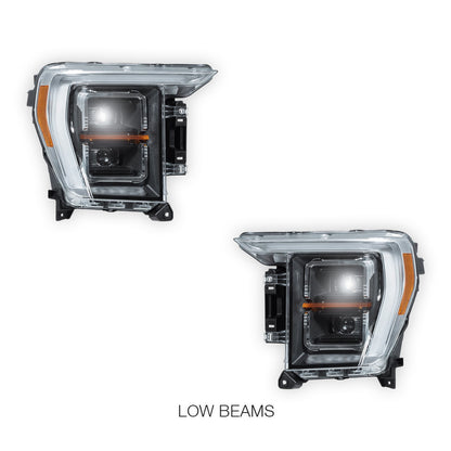 Ford F-150 (2021 - 2023) LED Projector Sequential Indicator Headlights LH + RH