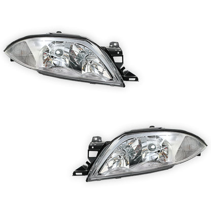 Ford Falcon AU Series 1 & 2 & 3 (1998 - 2002) Silver Grey Headlights LH + RH