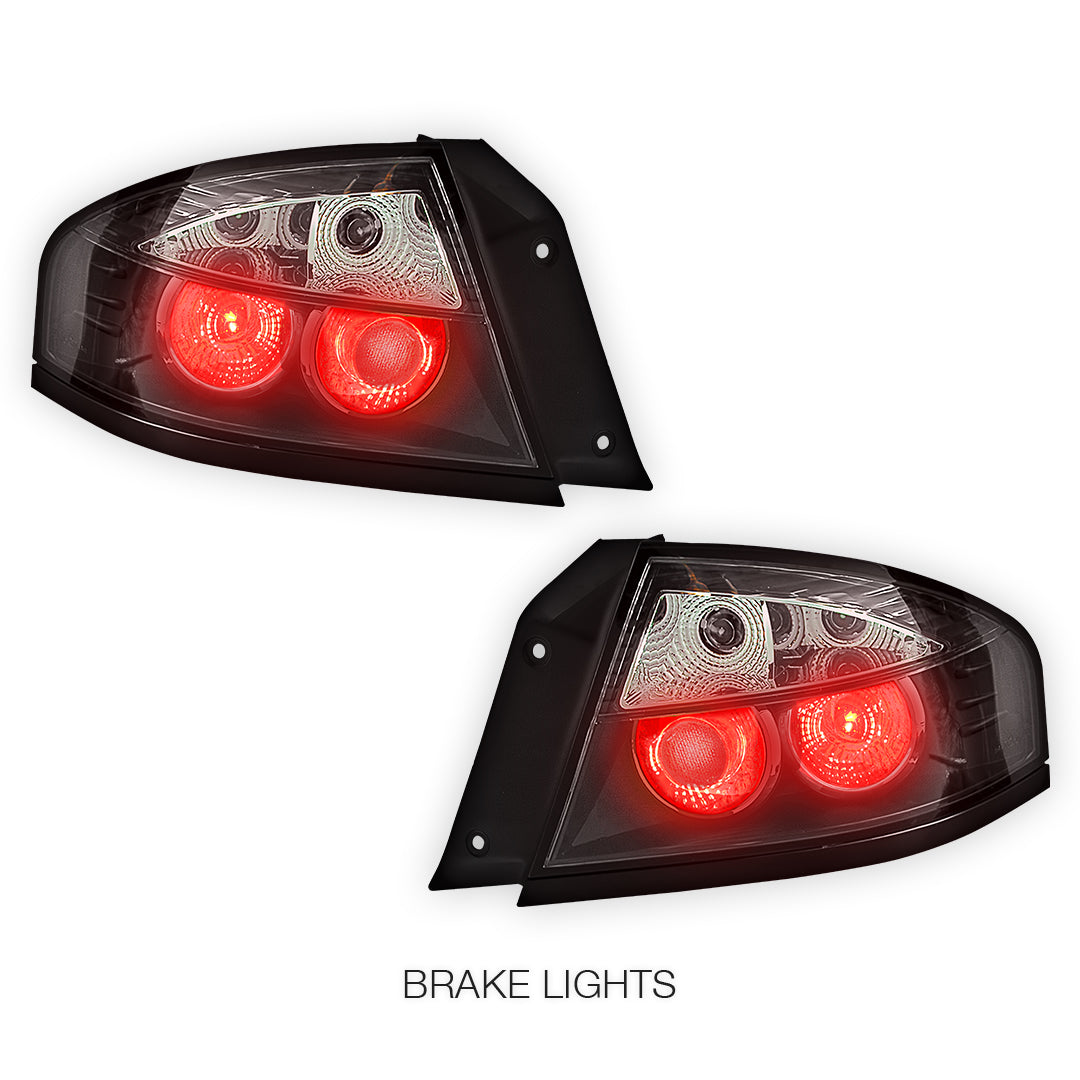 Ford Falcon BA / BF Sedan (2002 - 2007) Black Altezza Tail Lights LH + RH