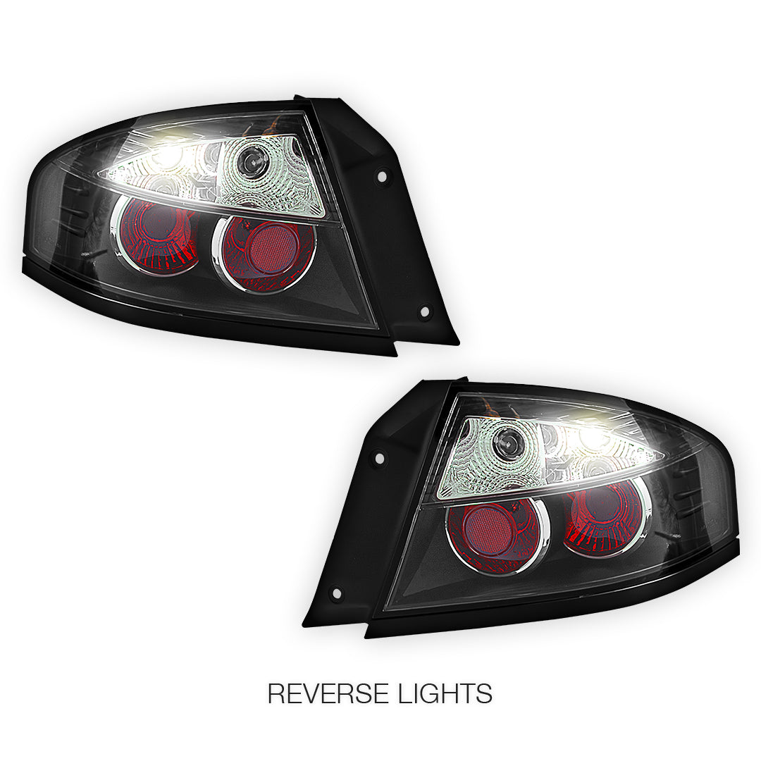 Ford Falcon BA / BF Sedan (2002 - 2007) Black Altezza Tail Lights LH + RH