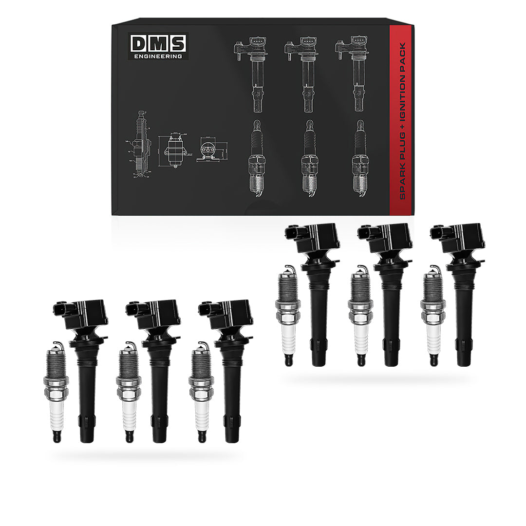 Ford Falcon FG (2008 - 2014) 4.0L Petrol Ignition Coils and Spark Plugs Complete Set
