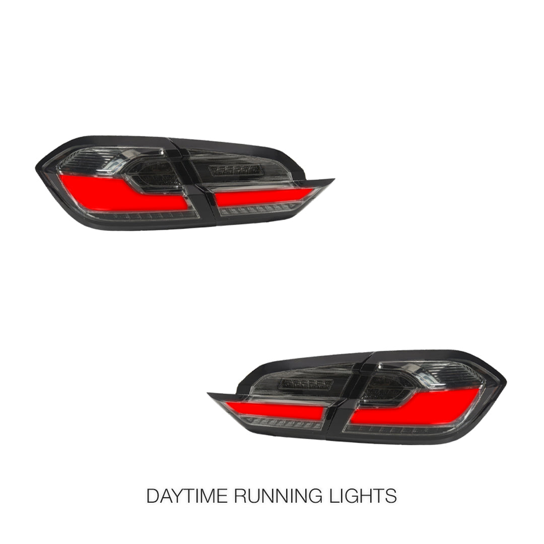 Ford Fiesta WG (2017 - 2023) Sequential Full Smoked LED Tail Lights LH + RH
