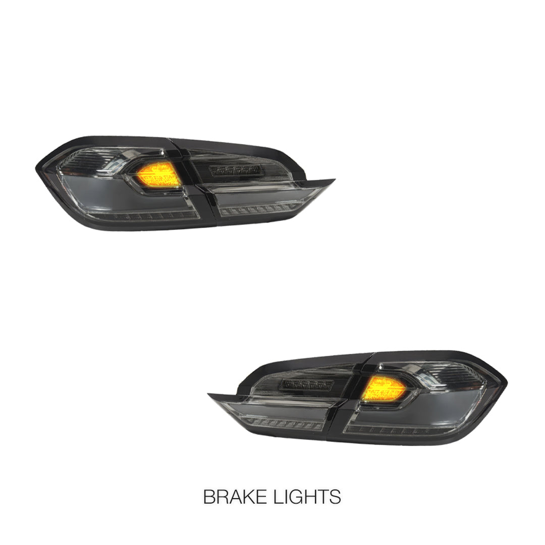Ford Fiesta WG (2017 - 2023) Sequential Full Smoked LED Tail Lights LH + RH