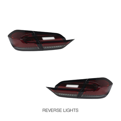 Ford Fiesta WG (2017 - 2023) Sequential Full Smoked LED Tail Lights LH + RH