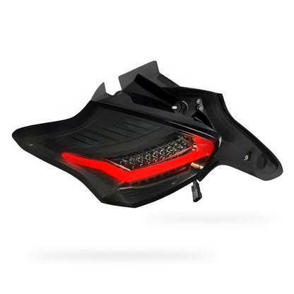 Ford Focus LZ (2015 - 2018) Sequential Smoked 3D Full LED Stripe Bar Tail Lights LH + RH