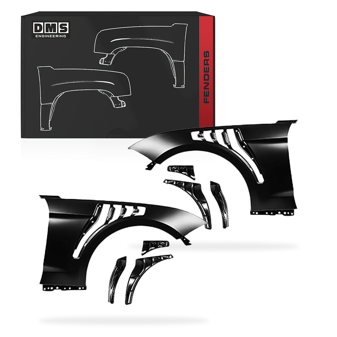 Ford Mustang FN (2018 - 2022) Shelby GT500 KR Style Metal Front Fender LH + RH