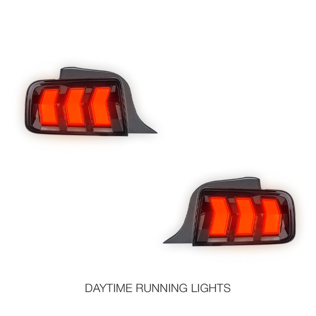 Ford Mustang (2005 - 2009) Clear Tail Lights LH + RH