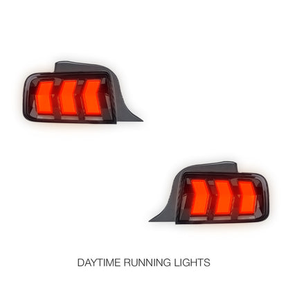 Ford Mustang (2005 - 2009) Clear Tail Lights LH + RH