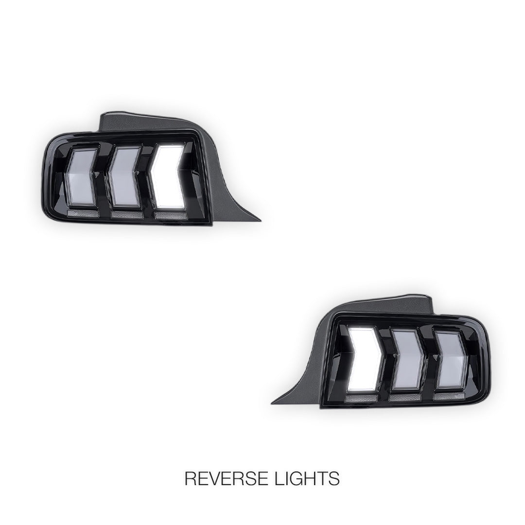 Ford Mustang (2005 - 2009) Clear Tail Lights LH + RH