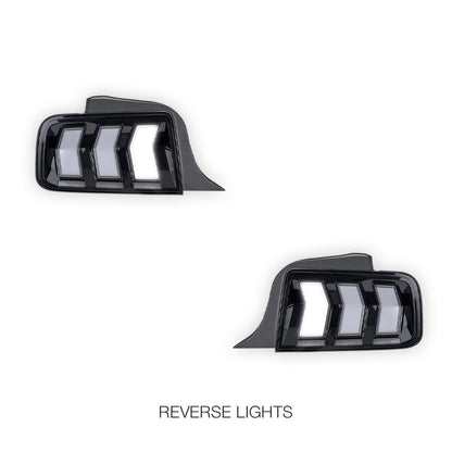 Ford Mustang (2005 - 2009) Clear Tail Lights LH + RH