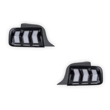 Ford Mustang (2005 - 2009) Clear Tail Lights LH + RH