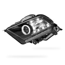 Ford Mustang (2010 - 2012) Black LED DRL & CCFL Projector Angel Eyes Headlights LH + RH