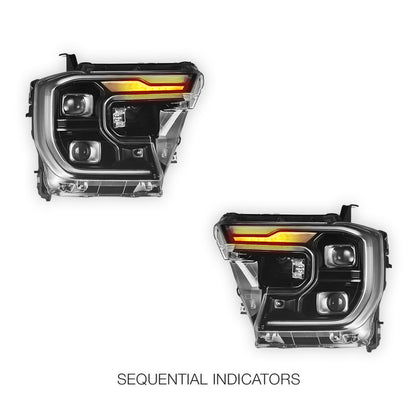 Ford Ranger New Gen XL / XLS (2022 - 2026) Full LED Upgrade With Sequential Indicators Headlights LH + RH