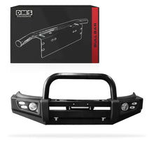DMS Ford Ranger PK MK1 (2011 - 2015) Single Hoop Black Tube Steel Bull Bar + LED Lights ADR Compliant
