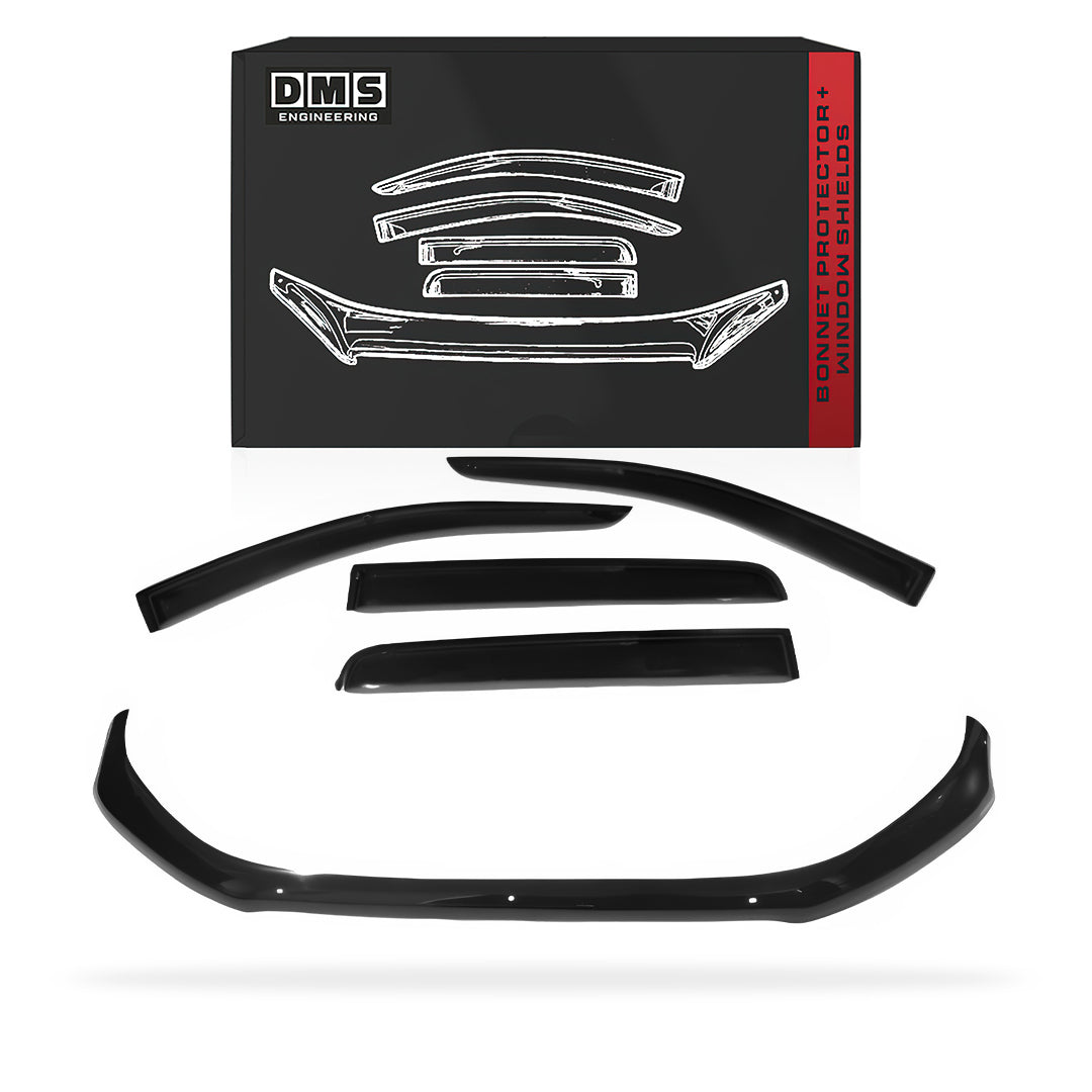 Ford Ranger PX2 MK2 / PX3 MK3 (2015 - 2021) Bonnet Protector + Weather Shields