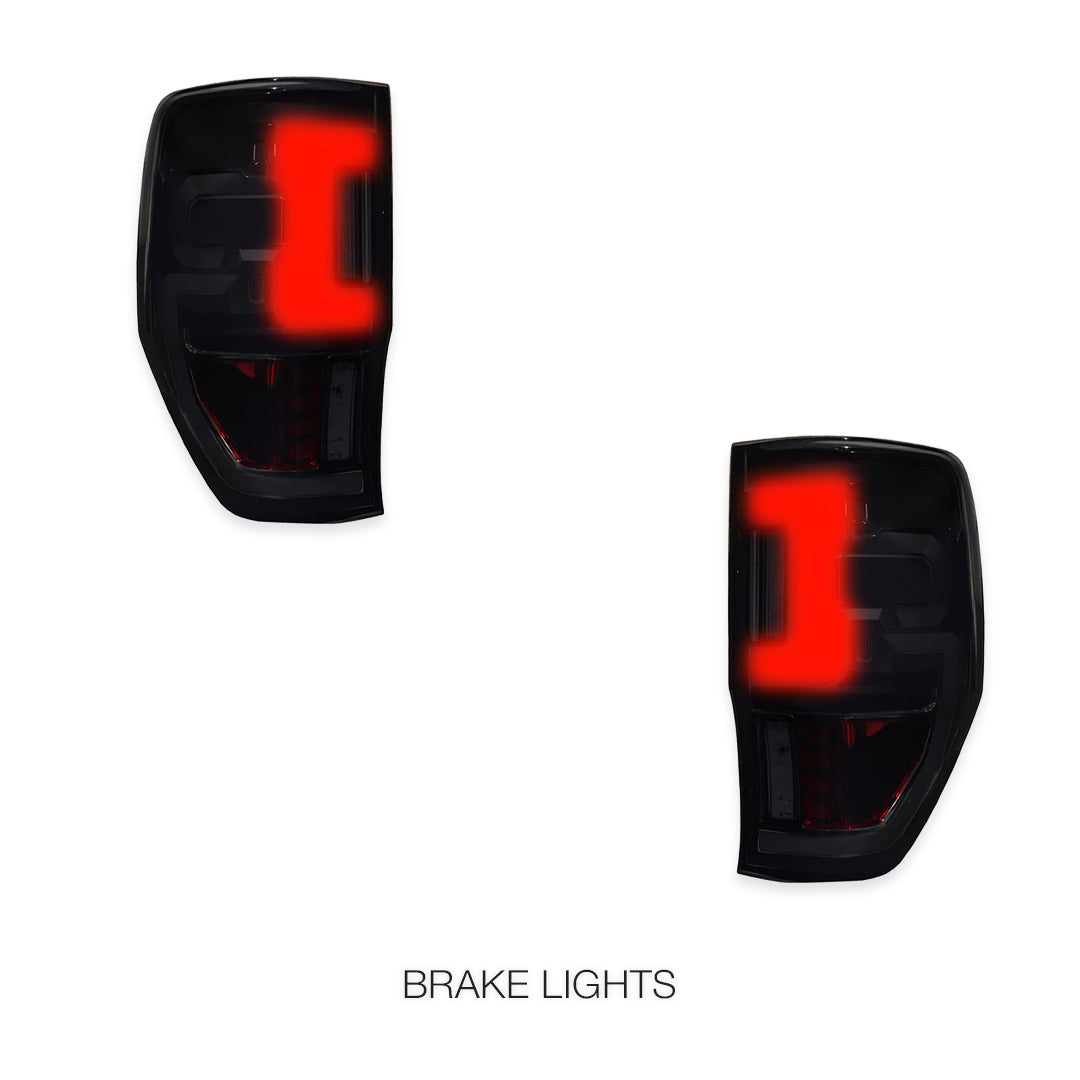 Ford Ranger PX MK1 / MK2 / MK3 (2011 - 2021) Raptor Style 3D Stripe Bar Full LED Tail Lights LH + RH