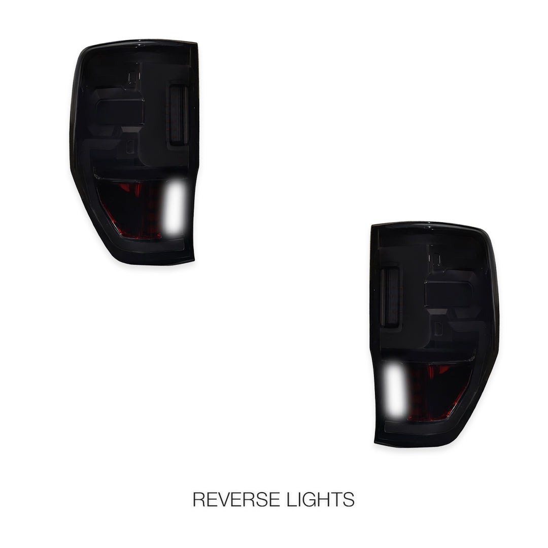 Ford Ranger PX MK1 / MK2 / MK3 (2011 - 2021) Raptor Style 3D Stripe Bar Full LED Tail Lights LH + RH