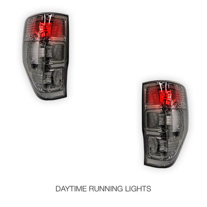 Ford Ranger PX MK1 / MK2 (2011 - 2018) Smoked Tail Lights LH + RH