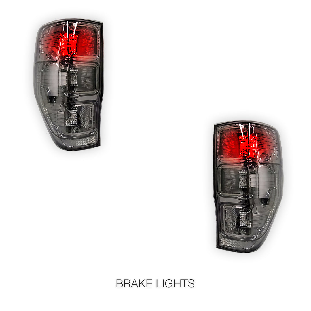 Ford Ranger PX MK1 / MK2 (2011 - 2018) Smoked Tail Lights LH + RH
