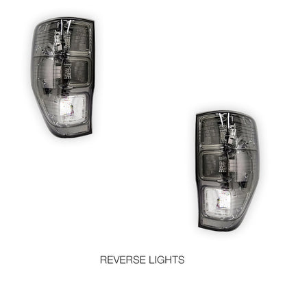 Ford Ranger PX MK1 / MK2 (2011 - 2018) Smoked Tail Lights LH + RH