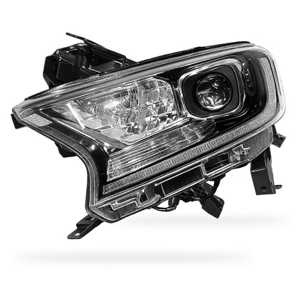 Ford Ranger PX MK3 / Wildtrak / Wildtrak X (2020 - 2022) Genuine Black Square Projector Headlights LH + RH
