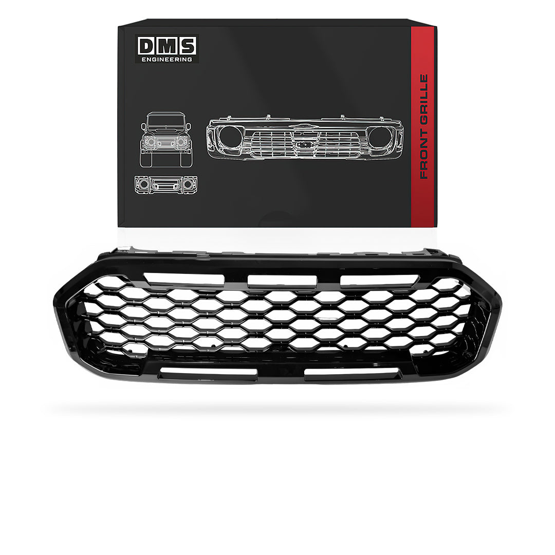 Ford Ranger PX MK3 (2018 - 2022) Gloss Black Front Bumper Bar Mesh Grille