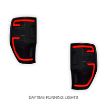 Ford Ranger Raptor PX T6 (2018 - 2021) Smoked 3D Stripe Bar Full LED Tail Lights LH + RH