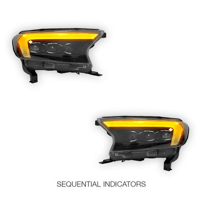 Ford Ranger T6 (2015 - 2020) Animation DRL Sequential Headlights LH + RH