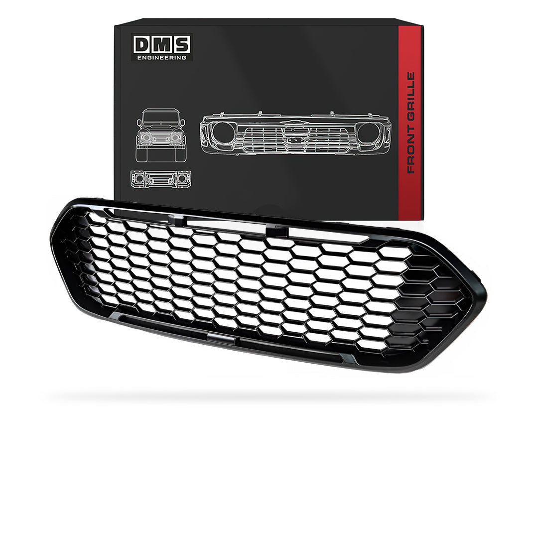 Ford Transit Custom VN (2018 - 2023) Full Mesh Style Black Front Bumper Bar Grille