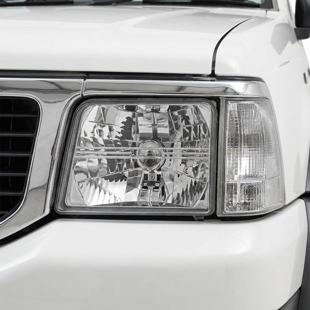 Ford Courier PC (1985 - 1996) Diamond Plastic Halogen OEM Style Headlights LH + RH