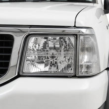 Ford Courier PC (1985 - 1996) Diamond Plastic Halogen OEM Style Headlights LH + RH