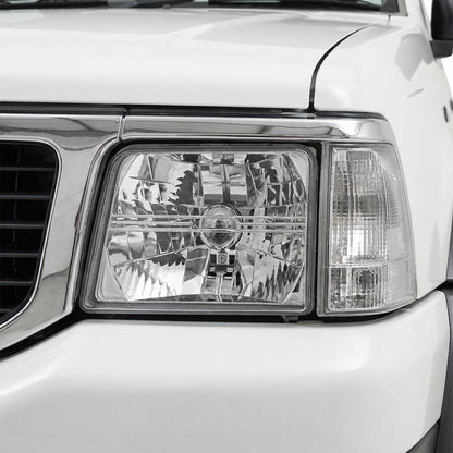 Ford Courier PC (1985 - 1996) Diamond Plastic Halogen OEM Style Headlights LH + RH