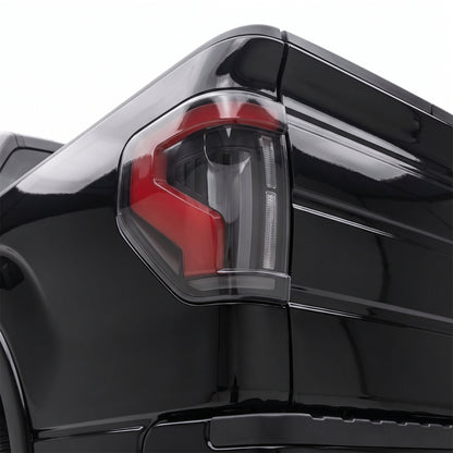 Ford F-150 (2009 - 2014) Smoked Sequential LED Tail Lights LH + RH installed close-up