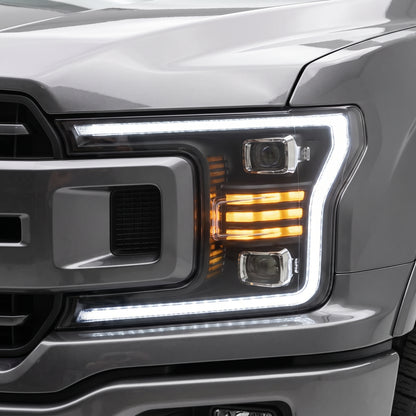 Ford F-150 (2018 - 2020) Projector Sequential Headlights LH + RH installed