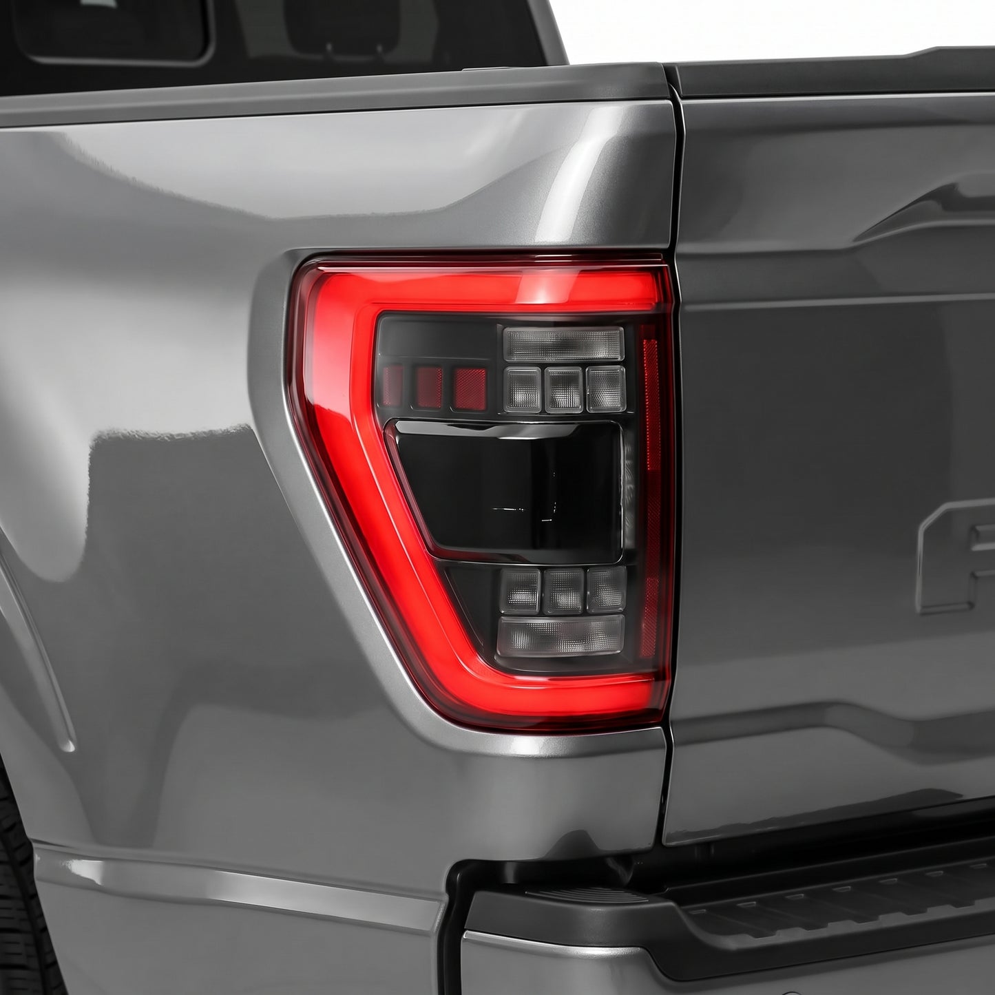 Ford F-150 (2021 - 2023) Black Sequential LED Tail Lights LH + RH