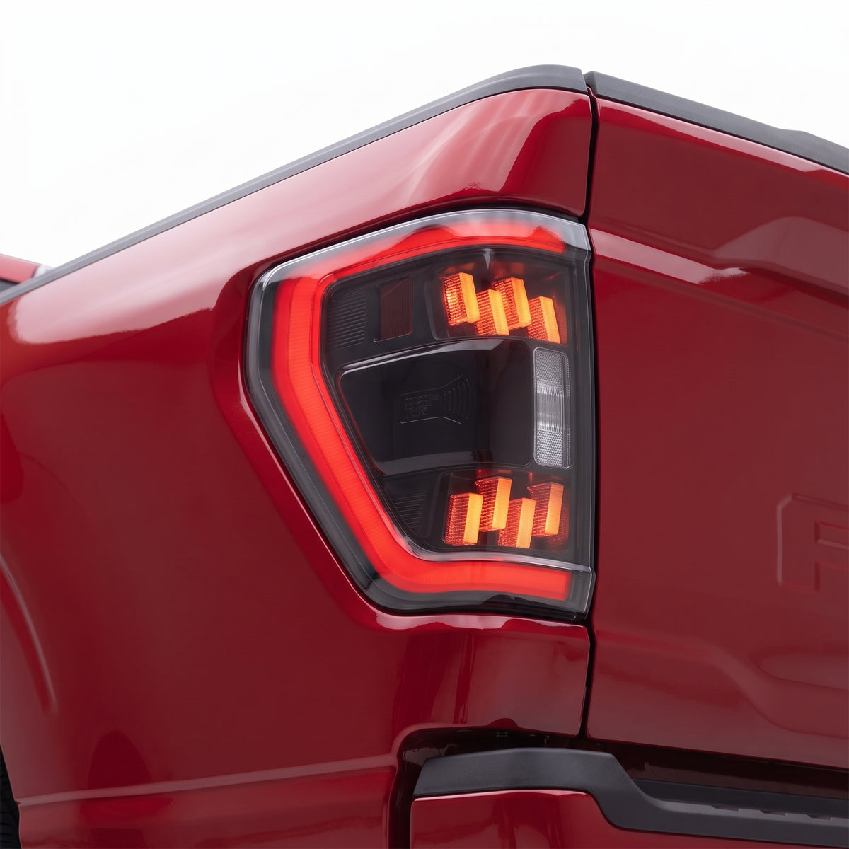 Ford F-150 (2021 - 2023) LED Tail Lights LH + RH installed close-up