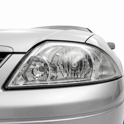 Ford Fairmont AU Series 1 (1998 - 2000) OEM Style Headlights LH + RH installed close-up
