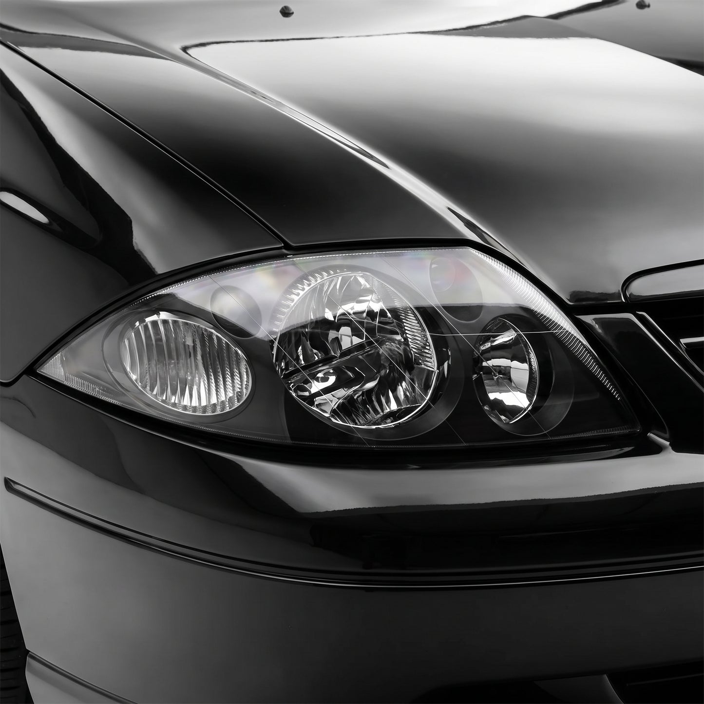 Ford Falcon AU (1998 - 2002) Black Altezza Headlights LH + RH