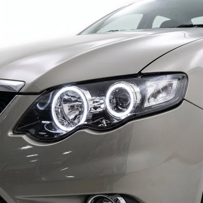 Ford Falcon FG Series 1 (2008 - 2011) Halo Angel Eyes Headlights LH + RH